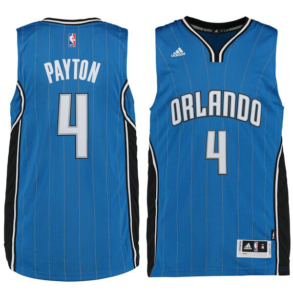 Camiseta Elfrid Payton 4 Orlando Magic adidas Swingman climacool Azul Hombre